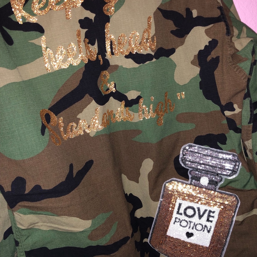 Vintage custom camo fatigue